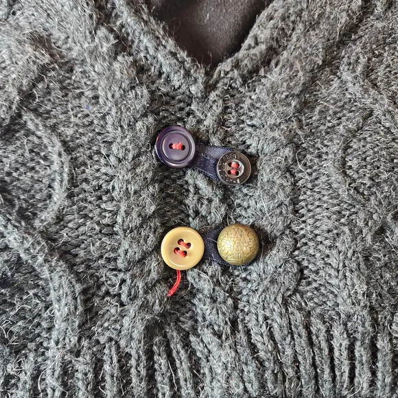 Desigual Black and Multicolor Knit Fabric - Picture 7 of 8